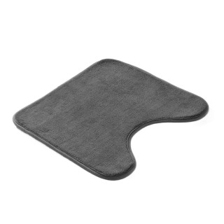 Tapis contour WC Berkeley - 45 x 45 cm - Gris anthracite