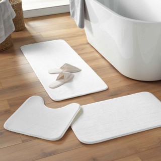 Tapis de bain Berkeley - 45 x 75 cm - Blanc