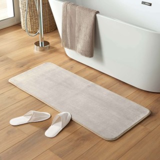 Tapis de bain grande taille Berkeley - 50 x 120 cm - Taupe