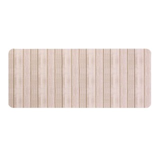 Tapis de bain ultra absorbant effet bois - 50 x 120 cm