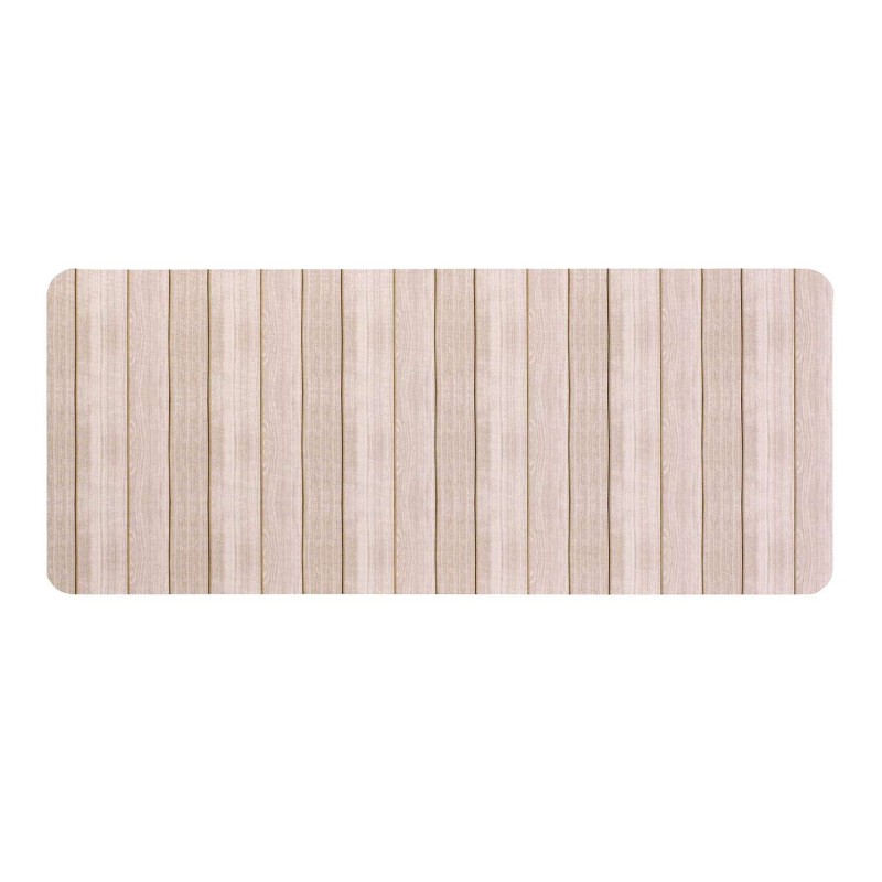 Tapis de bain ultra absorbant effet bois - 50 x 120 cm