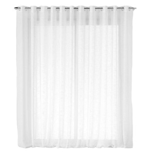 Voilage Delano grande largeur - 400 x 240 cm - Blanc