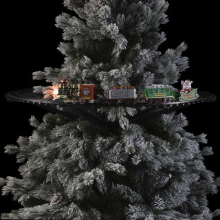 Train électrique pour sapin de Noël