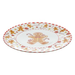 Lot de 12 dessous d'assiette Pain d'épice D. 33 cm - Orange