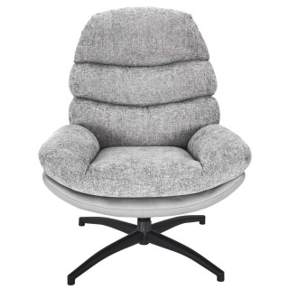 Fauteuil relax Horten avec repose pieds - Gris