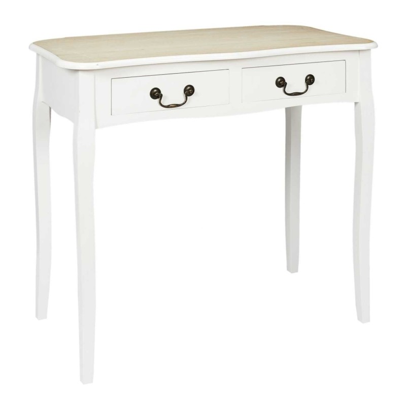 Bureau avec 2 tiroirs Victoria - Blanc