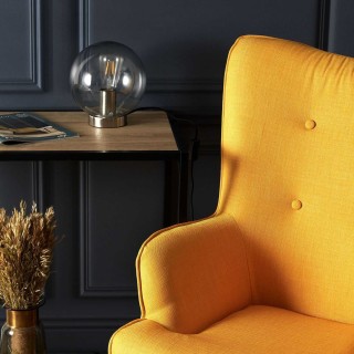 Fauteuil de salon scandi Helsinki - Jaune