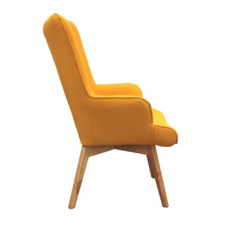 Fauteuil de salon scandi Helsinki - Jaune