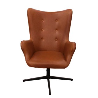 Fauteuil pivotant Helsinki - Marron