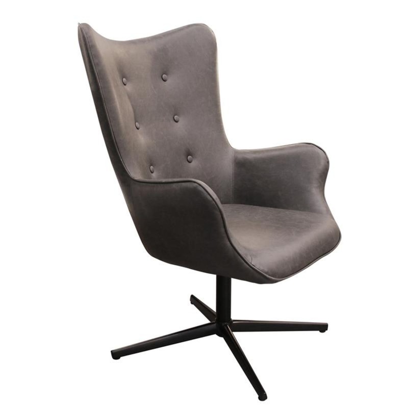 Fauteuil pivotant Helsinki - Gris