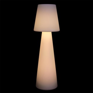 Lampadaire LED lumières multicolores - Blanc