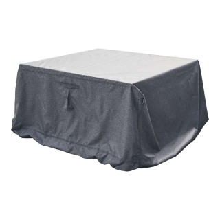 Housse de protection pour table carrée M HAMBO - 165 x 165 x 80 cm - Gris