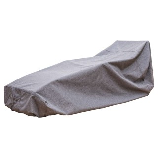 Housse de protection pour transat M HAMBO - 170 x 90 x 60 cm - Gris