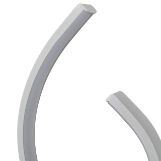 Lampe led design à poser - Hauteur 36 cm - Blanc