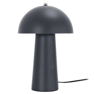 Lampe à poser champignon - Hauteur 32 cm - Gris foncé