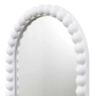 Lot de 3 miroirs ronds et ovales - Blanc