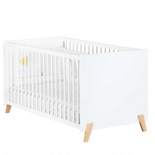 Lit bébé évolutif Joy - Sauthon - 70 x 140 cm - Blanc