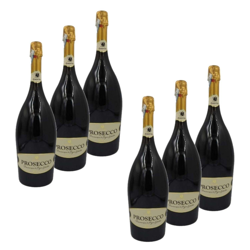 Lot 6x Magnum Prosecco brut DOC - Bouteille 1,5L