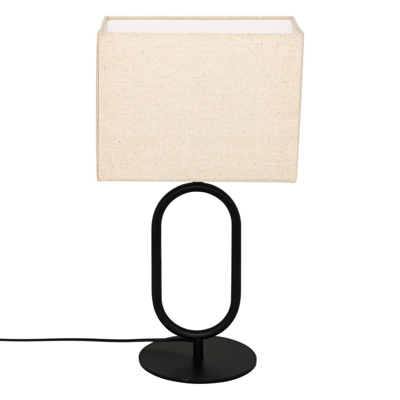 Lampe à poser SUNDSVALL - H. 52 cm - Beige et noir