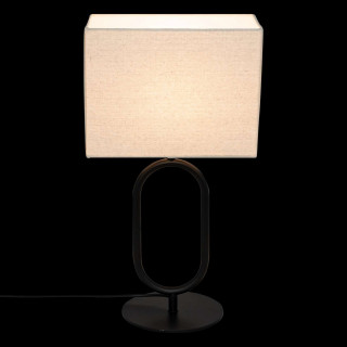 Lampe à poser SUNDSVALL - H. 52 cm - Beige et noir