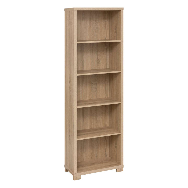 Étagère 5 niveaux effet bois BIVOAK - Beige