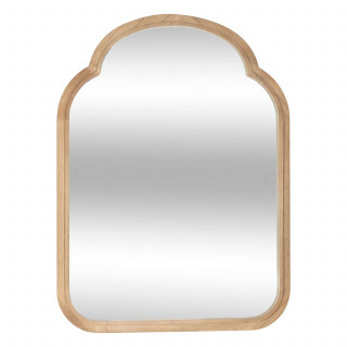 Miroir en bois COTTAGE - 57 x 77 cm - Marron