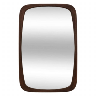 Miroir en bois - 43 x 65 cm - Marron