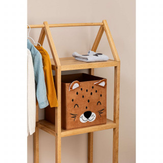 Boîte de rangement enfant design velours DOUCEUR - L. 29 x l. 29 cm