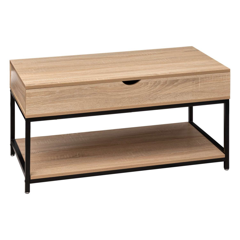 Table basse avec plateau relevable - Beige