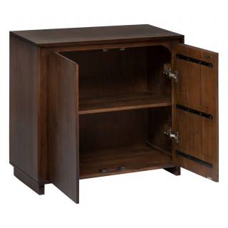 Buffet 2 portes en bois ISANA - Marron