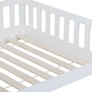 Lit cabane pour enfant BOSCO - 90 x 190 cm - Blanc