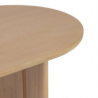 Table à manger en bois pour 6 personnes LOUSADA - Beige