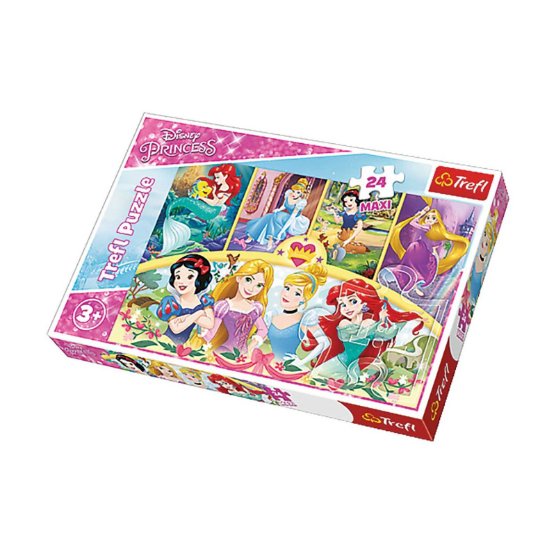 Puzzle Princesses La magie - + 3 ans - 24 pièces Maxi