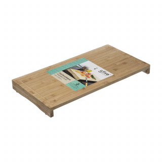 Cache plaque de cuisson en bambou