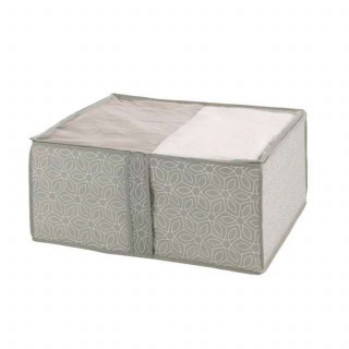 Boite de rangement rectangulaire - 55 x 40 x 20 cm - Beige