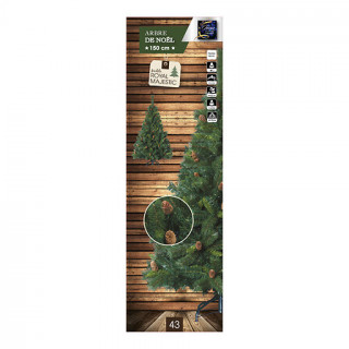 Sapin de Noël artificiel Royal Majestic - H. 150 cm - Vert