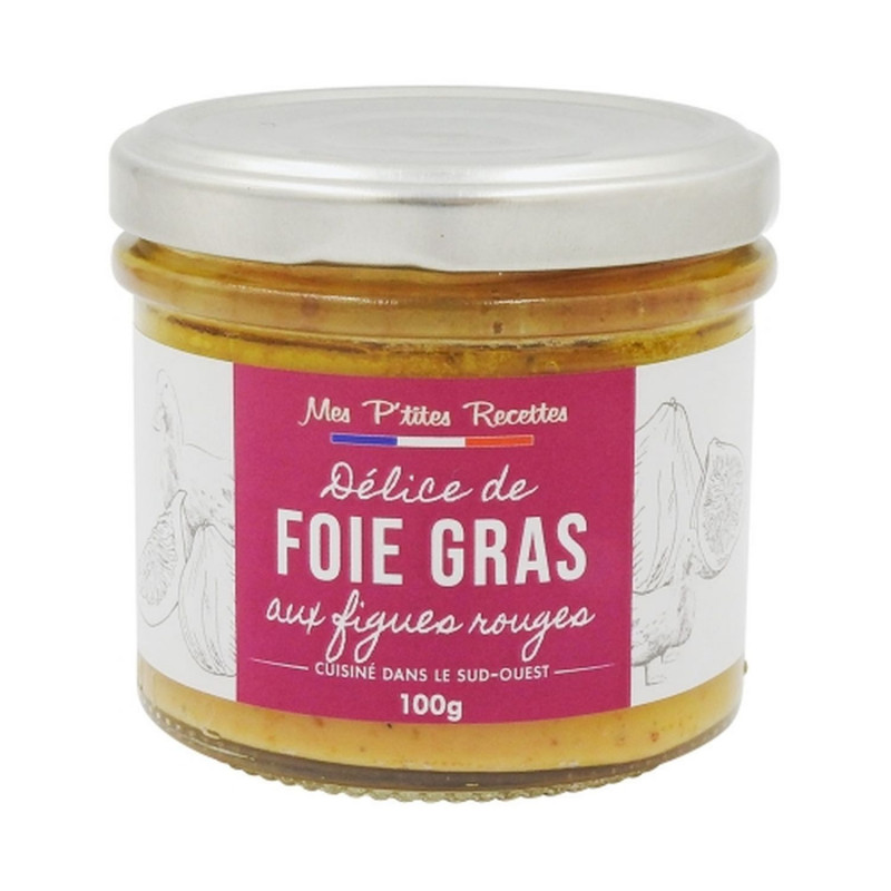 Délice de foie gras aux figues - Bocal 100g