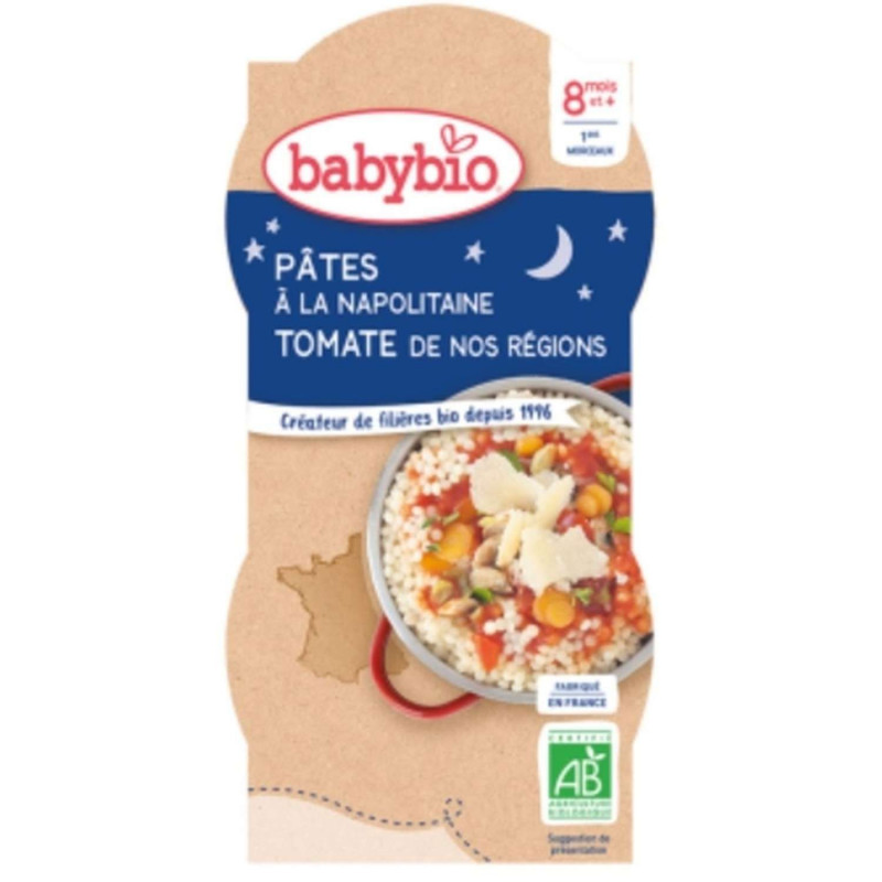 Bol pâtes à la napolitaine BIO - 2x200g - Pack 400g