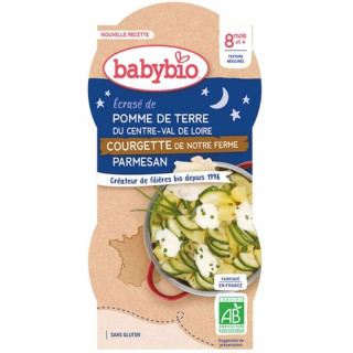 Lot 3x Bol légumes et parmesan BIO - 2x200g - Pack 1,2kg