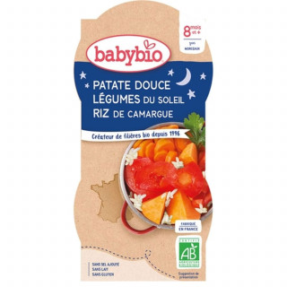 Lot 3x Bol patate douce, légumes et riz BIO - 2x200g - Pack 1,2kg