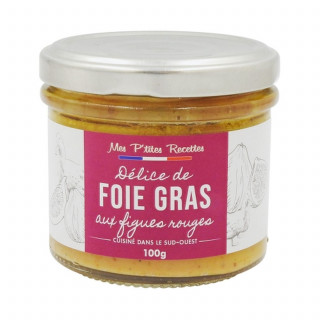 Lot 6x Délice de foie gras aux figues - Bocal 600g