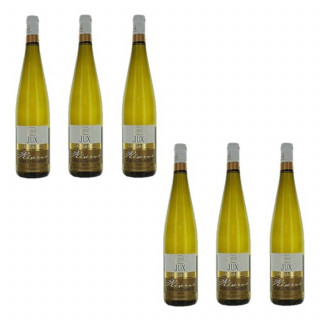 Lot 6x Vin blanc Alsace Gewurztraminer AOP - Bouteille kg