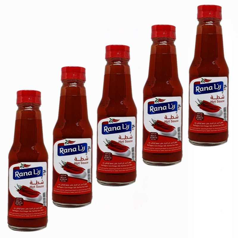 Lot 5x Sauce chili - Flacon 180ml