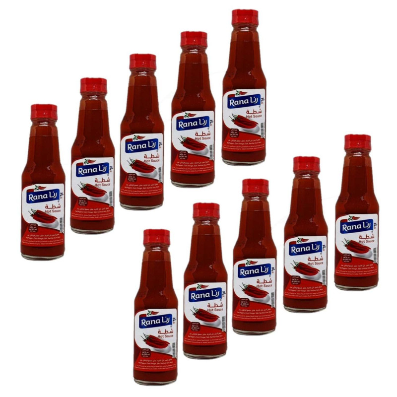 Lot 10x Sauce chili - Flacon 180ml