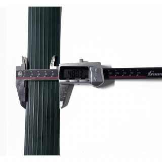 Kit de lamelle occultante PVC Vert avec clip de fixation de 50 m pour grillage rigides