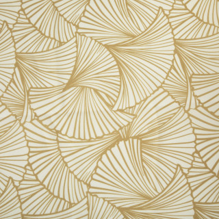 Nappe rectangulaire antitache Ginkgo - 140 x 240 cm - Jaune