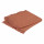 Ensemble de 2 serviettes de table à franges MAHA - 40 x 40 cm - Terracotta