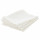 Ensemble de 4 serviettes de table CHAMBRAY - 40 x 40 cm - Blanc