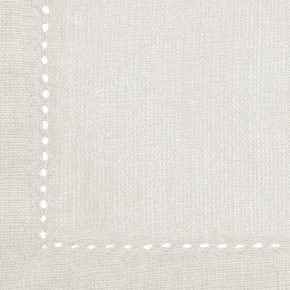 Ensemble de 4 serviettes de table CHAMBRAY - 40 x 40 cm - Blanc