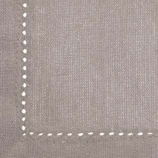 Ensemble de 4 serviettes de table CHAMBRAY - 40 x 40 cm - Gris clair